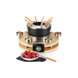 KitchenChef KCWOOD.FOND.8, set à fondue