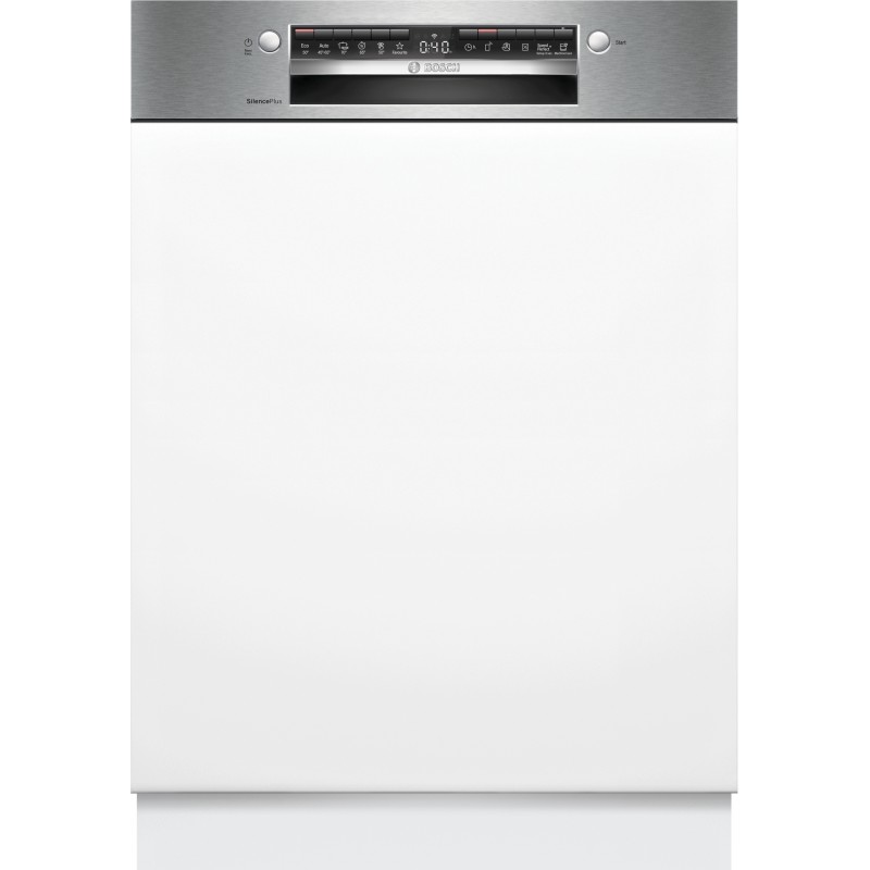 Bosch SMI4ECS21E, Série 4, Lave vaisselle intégrable, 60 cm, Inox