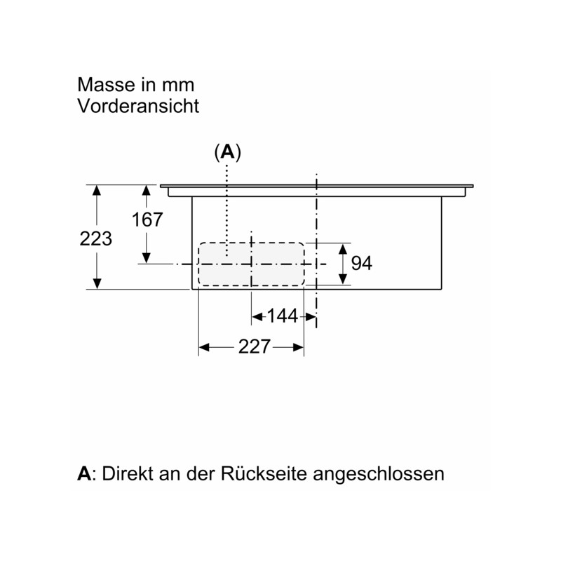 Bosch PVQ711F15E, Serie 6, Induktions Kochfeld mit integriertem Dunstabzug, 70 cm, Rahmenlos aufliegend
