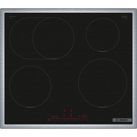 Bosch PIF645HB1E, Série 6, Table de cuisson à induction, 60 cm, avec cadre