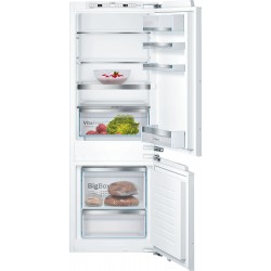 Bosch KIS77AFE0, Série 6, Combinaison réfrigérateur-congélateur encastrable, 157.8 x 55.8 cm, charnières plates, droite