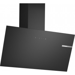 Bosch DWK85DK60, Série 2, Hotte murale, 80 cm, Noir avec finition en verre