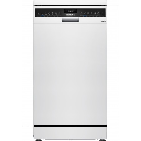 Siemens SR23HW52KE, iQ300, Lave-vaisselle pose libre, 45 cm, blanc