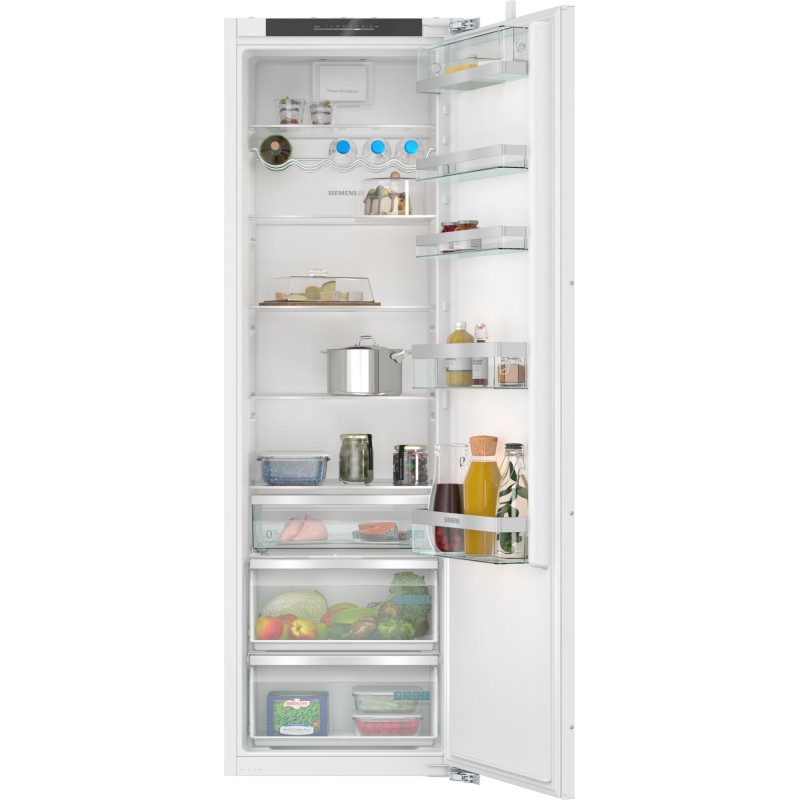 Siemens KI81RADD0Y, iQ500, Réfrigérateur encastrable, 177.5 x 56 cm, Charnière plate avec fermeture en douceur