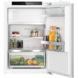 Siemens KI22LADD1Y, iQ500, Einbau-Kühlschrank mit Gefrierfach, 88 x 56 cm, Flachscharnier mit Softeinzug