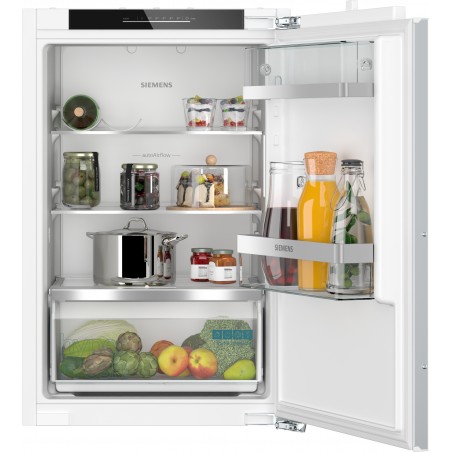 Siemens KI21RADD1Y, iQ500, Réfrigérateur encastrable, 88 x 56 cm, Charnière plate avec fermeture douce