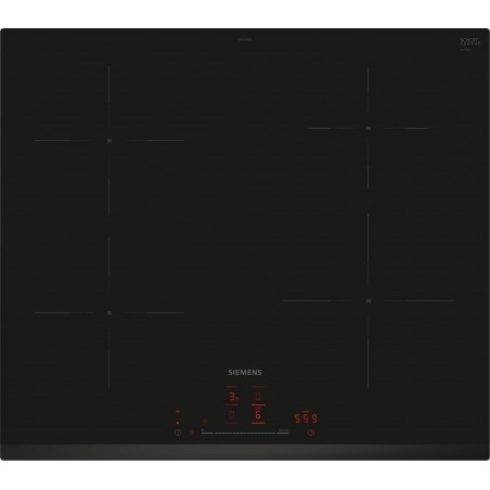 Siemens EH631HEB1E, iQ300, Table de cuisson à induction, 60 cm, noir