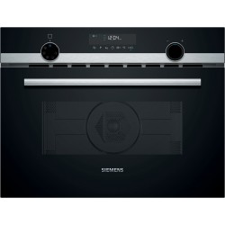 Siemens CM585AGS0, iQ500, Einbau Mikrowelle mit Heissluft, 60 x 45 cm, Edelstahl