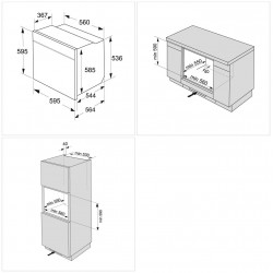 Asko OP86331BG, Backofen Pyrolyse Black Glass EURO