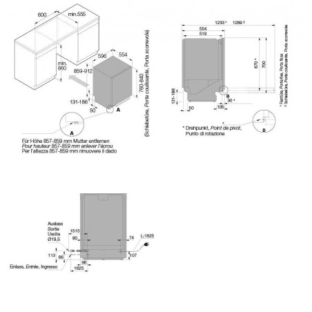 Asko DSD545KXXL, Lave-vaisselle intégré XXL
