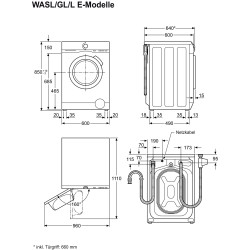 Electrolux WASL4M105, Lave-linge