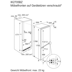 Electrolux IK2705BZR, Combiné réfrigérateur-congélateur