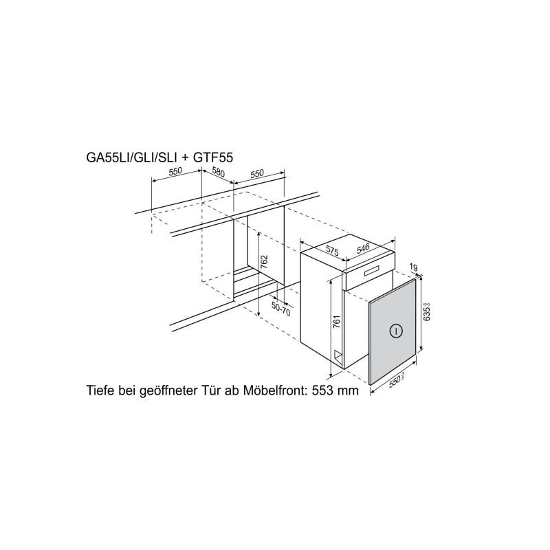 Electrolux GA55LIWE, Geschirrspüler