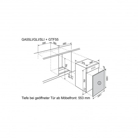 Electrolux GA55LIWE, Geschirrspüler