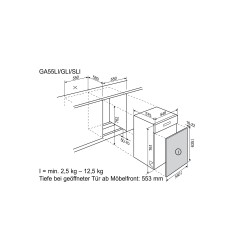 Electrolux GA55LIWE, Lave-vaisselle