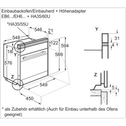 Electrolux EH6K10SW, Einbauherd