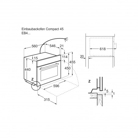 Electrolux EB4PL70KCN, Kompakt-Steam