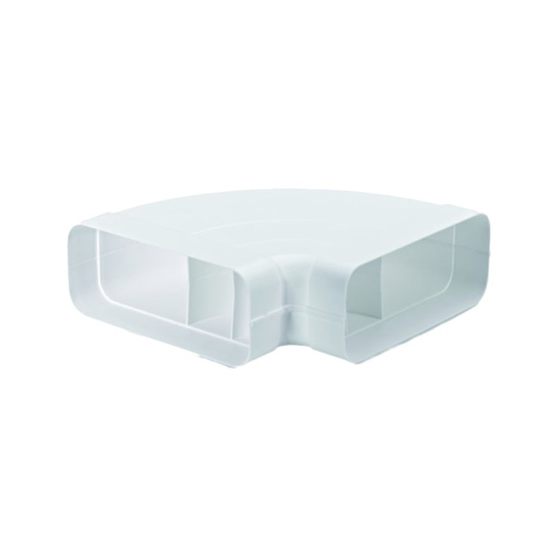 V-ZUG Coude horizontal 90° pour gaine rigide (largeur 227 / hauteur 94 mm), longueur 288 mm (1012784)