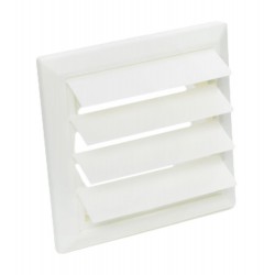 V-ZUG Wetterschutzgitter, weiss, Kunststoff, quadratisch, D:150 mm (H42080)