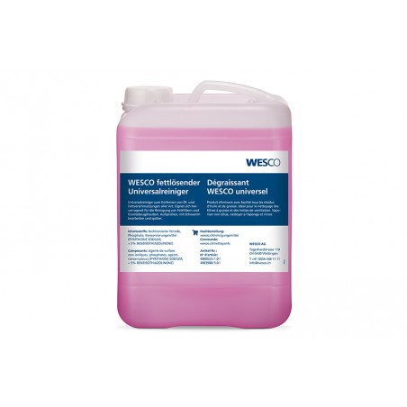Wesco fettlösender Universalreiniger, Kanister 5000 ml (4003988)