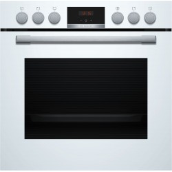 Bosch HEA513BW3, Série 4, Cuisinière encastrable, 60 x 60 cm, Blanc