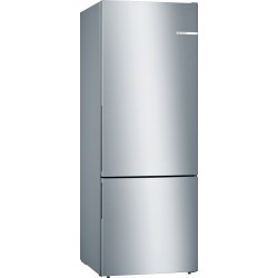 Bosch KGV58VLEAS, Serie 4, Freistehende Kühl-Gefrier-Kombination, 191 x 70 cm, Edelstahl-Optik