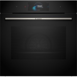 Bosch HSG7584B1, Série 8, Four vapeur encastrable, 60 x 60 cm, Noir