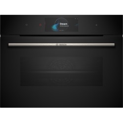 Bosch CSG7584B1, Série 8, Four vapeur compact encastrable, 60 x 45 cm, Noir