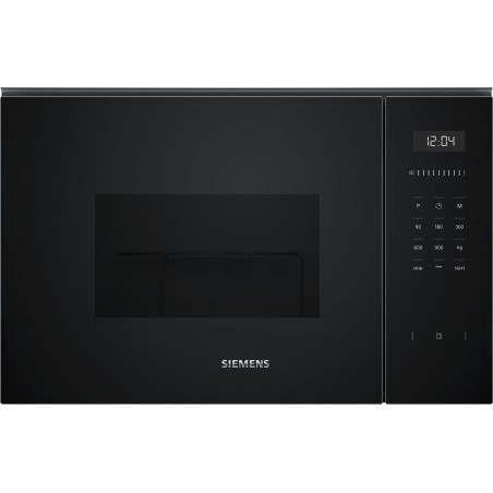 Siemens BE555LMB1C , iQ500, Micro-ondes encastrable, 59 x 38 cm, Noir
