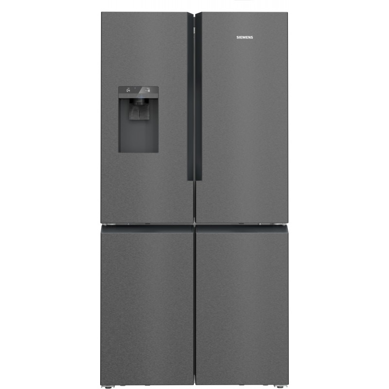 Siemens KF96DAXEA, iQ500, Combinaison réfrigérateur-congélateur, multi-porte, 183 x 90.5 cm, BlackSteel