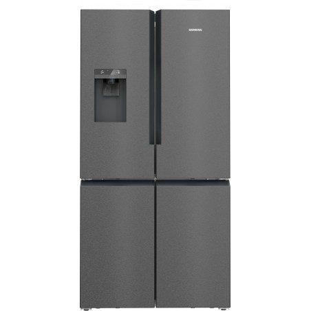 Siemens KF96DAXEA, iQ500, Combinaison réfrigérateur-congélateur, multi-porte, 183 x 90.5 cm, BlackSteel