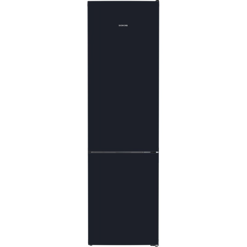 Siemens KG39NSBBF, iQ700, Freistehende Kühl-Gefrier-Kombination mit Gefrierbereich unten, 203 x 60 cm, Schwarz