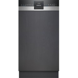 Siemens SR55ZS10ME, iQ500 Lave-vaisselle à profil bas 45 cm en acier inoxydable, Séchage Zeolith