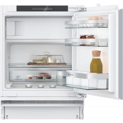 Siemens KU22LADD0H, iQ500, Unterbau-Kühlschrank mit Gefrierfach, 82 x 60 cm, Flachscharnier mit Softeinzug