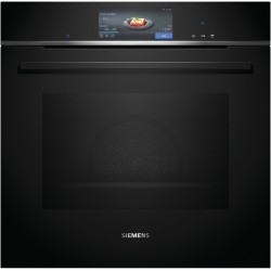 Siemens HS758G3B1C, iQ700, Four vapeur encastrable, 60 x 60 cm, Noir