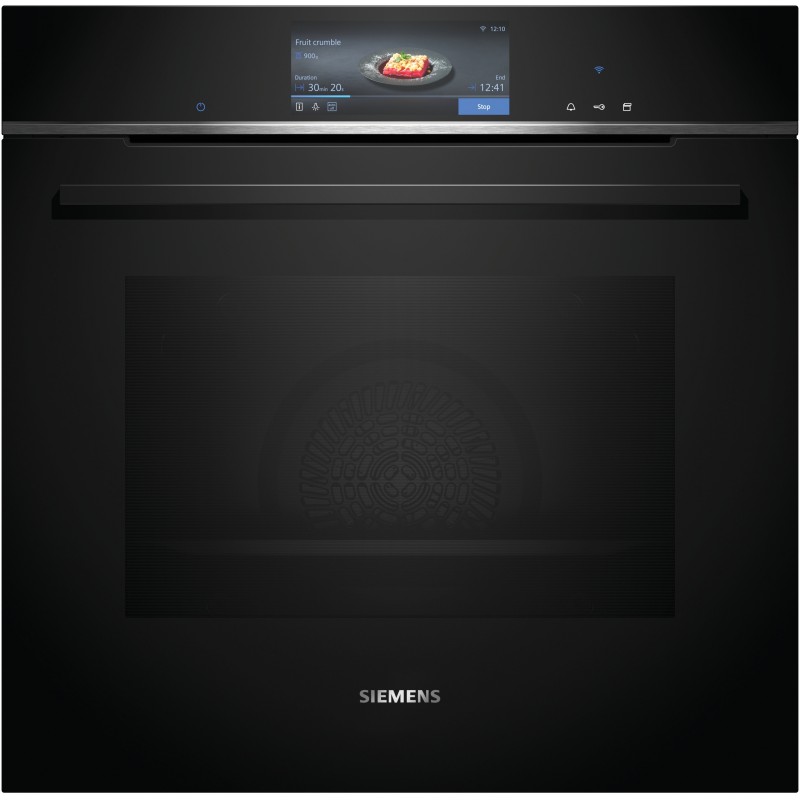 Siemens HS758G3B1C, iQ700, Four vapeur encastrable, 60 x 60 cm, Noir