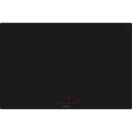 Siemens EH801HVB1E, iQ100, Table de cuisson à induction, 80 cm, noir