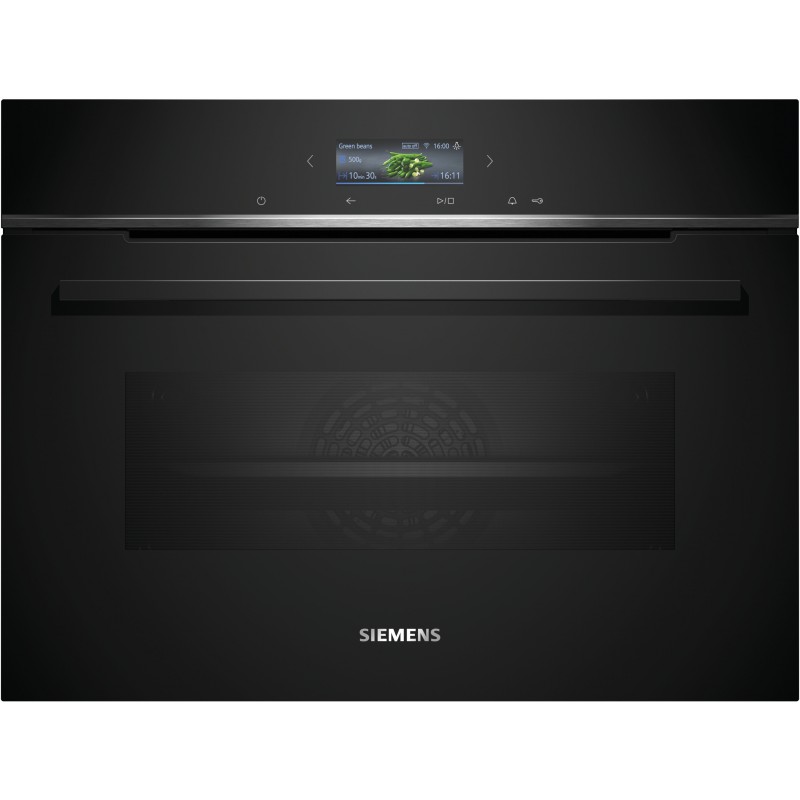 Siemens CB734G1B1, iQ700, Einbau Kompaktbackofen, 60 x 45 cm, Schwarz