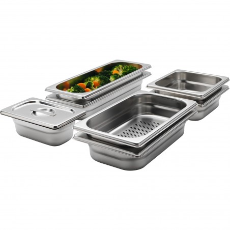 Electrolux PKKS8 8-teiliges Deluxe Steaming Set aus Edelstahl