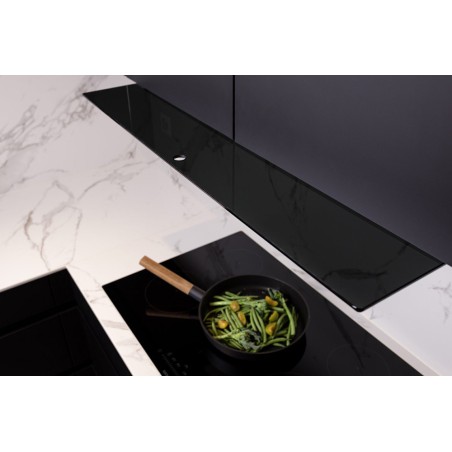 Wesco EVM 211-90 circuit fermé avec charbon actif, verre noir, hotte encastrable  (4011598-220)