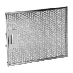 Wesco Filtre à graisse 298 x 238 x 9 mm, alu, avec tôle perforée, poignée petit côté (4003713)