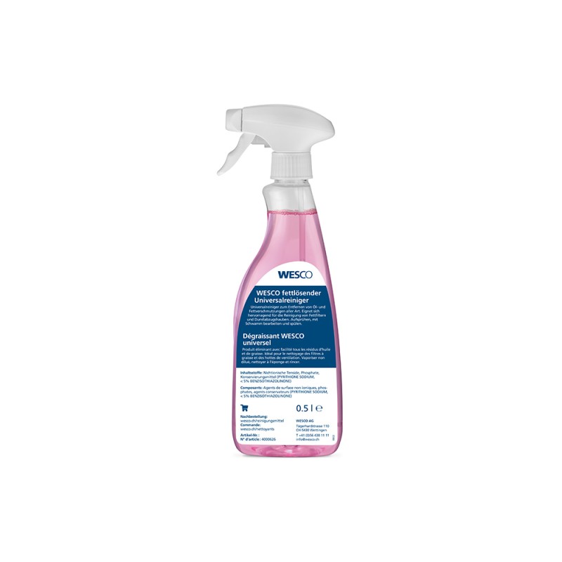 Wesco Dégraissant WESCO, Flacon a. vaporisateur 500 ml (4000626)