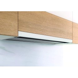 Berbel BEH 90 GL blanc, circuit fermé, Hotte encastrable Glassline (4011594-210)