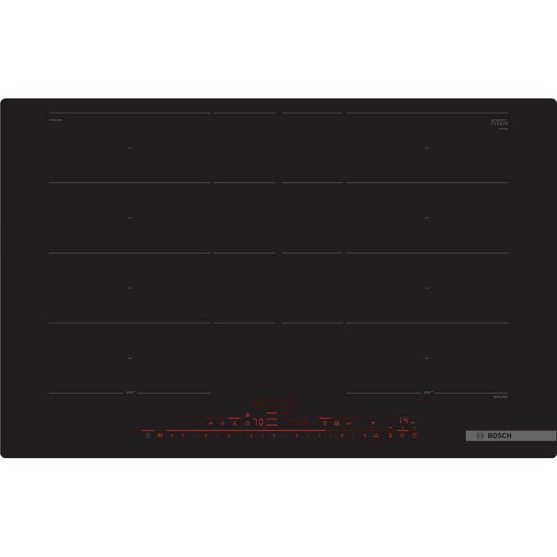 Bosch PXY801DW4E, Serie 8, Induktionskochfeld, 80 cm, flächenbündig