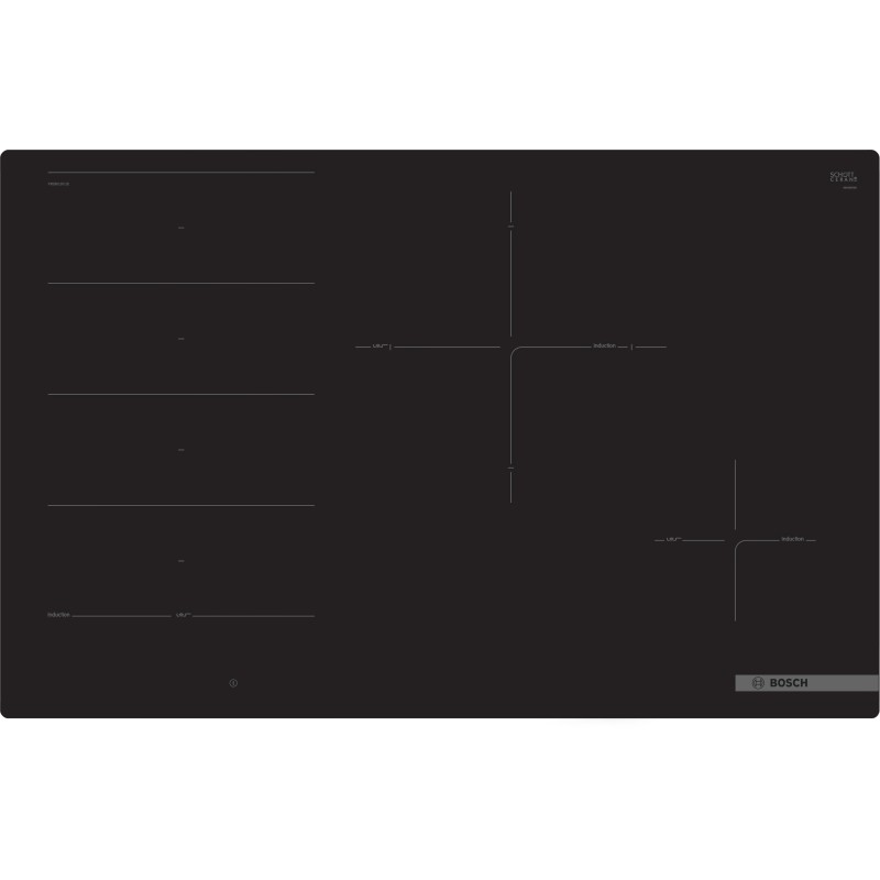 Bosch PXE801DC1E, Serie 8, Induktionskochfeld, 80 cm, flächenbündig