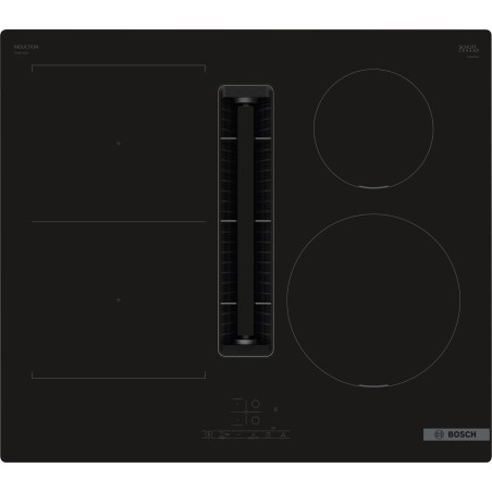Bosch PVS611B16E, Serie 4, Induktions Kochfeld mit integriertem Dunstabzug, 60 cm, Rahmenlos aufliegend