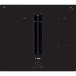 Bosch PVS601B16E, Serie 4, Induktions Kochfeld mit integriertem Dunstabzug, 60 cm, flächenbündig