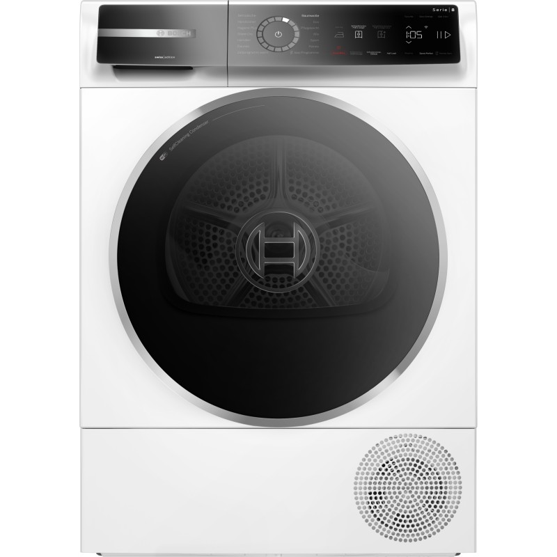 Bosch WQB246D1CH, Série 8, sèche-linge à pompe à chaleur, 8 kg, blanc