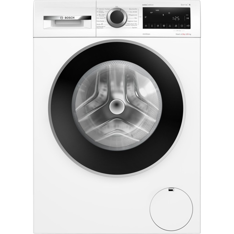 Bosch WNG24402CH, Série 6, Lave-linge séchant, 9/6 kg, 1400 trs/min