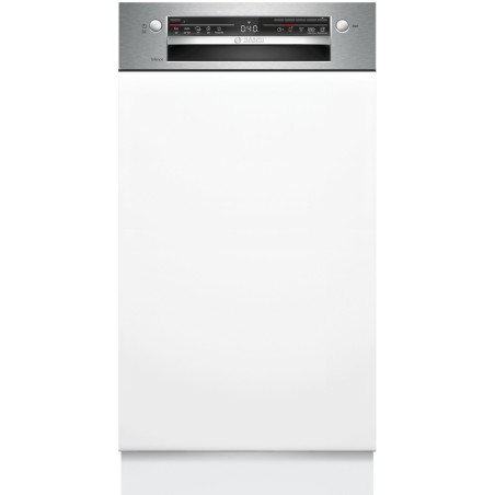 Bosch SPI2HKS42E, Serie 2, Teilintegrierter Geschirrspüler, 45 cm, Edelstahl